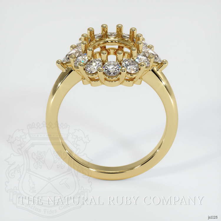 10K Yellow Gold Antique Style Ring Setting