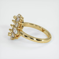 14K Yellow Gold Antique Style Ring Setting Image