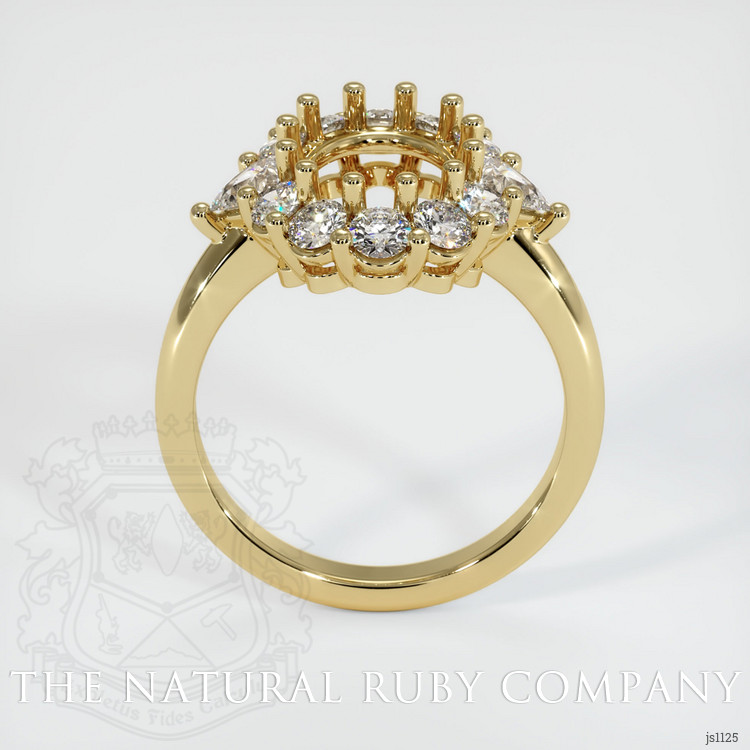 14K Yellow Gold Antique Style Ring Setting