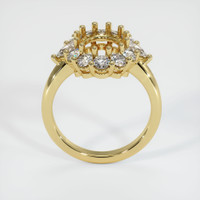 18K Yellow Gold Antique Style Ring Setting Image