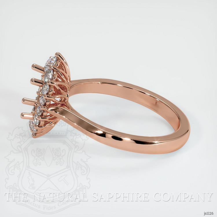 14K Rose Gold Antique Style Ring Setting