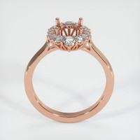14K Rose Gold Antique Style Ring Setting Image