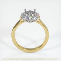 18K White & Yellow Antique Style Ring Setting Image