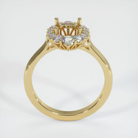 10K Yellow Gold Antique Style Ring Setting Image