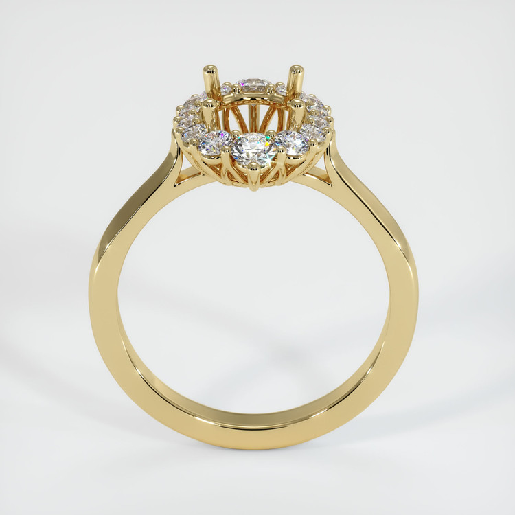 10K Yellow Gold Antique Style Ring Setting