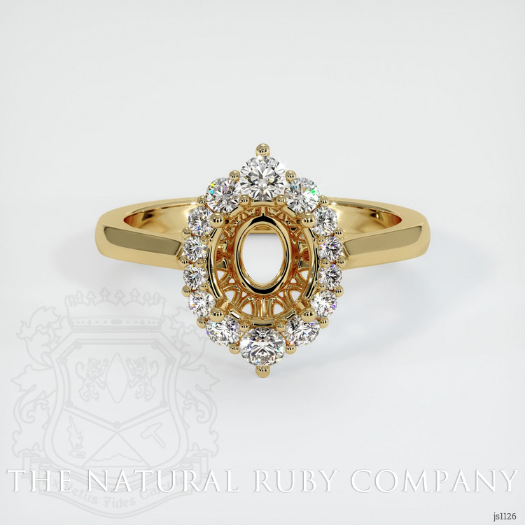 14K Yellow Gold Antique Style Ring Setting