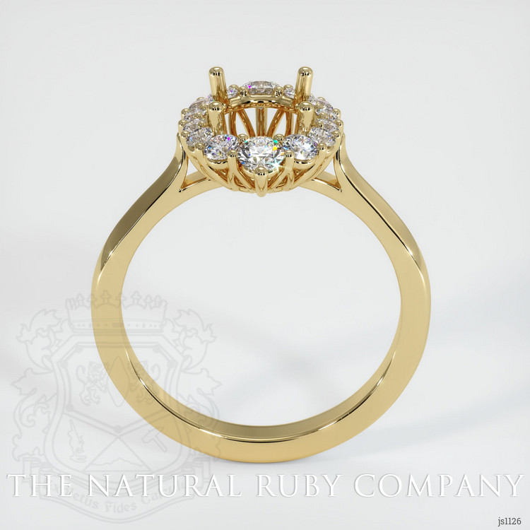 14K Yellow Gold Antique Style Ring Setting