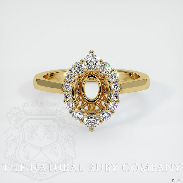 18K Yellow Gold Antique Style Ring Setting