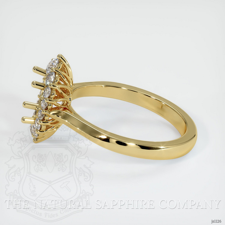 18K Yellow Gold Antique Style Ring Setting