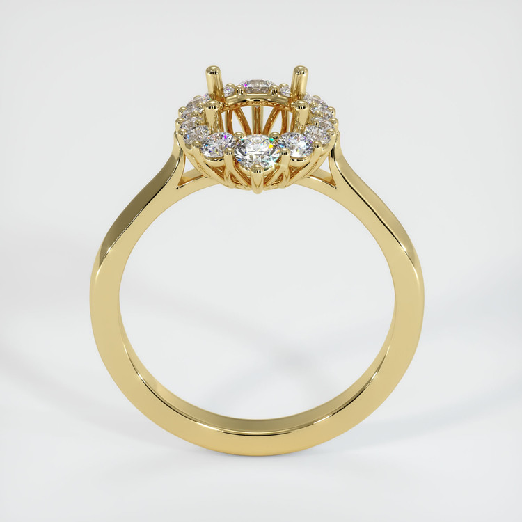 18K Yellow Gold Antique Style Ring Setting