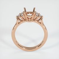 18K Rose Gold Accent Stones Ring Setting Image