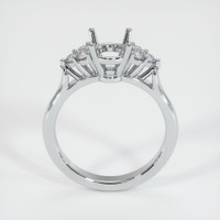 10K White Gold Accent Stones Ring Setting Image