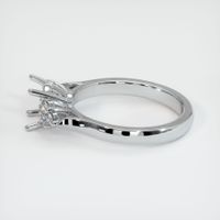 18K White Gold Accent Stones Ring Setting Image