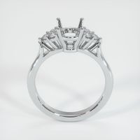 18K White Gold Accent Stones Ring Setting Image