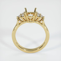 10K Yellow Gold Accent Stones Ring Setting Image