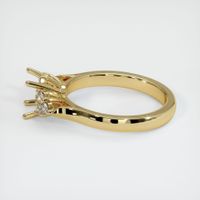 14K Yellow Gold Accent Stones Ring Setting Image
