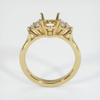 18K Yellow Gold Accent Stones Ring Setting Image