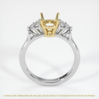 14K Yellow & White Accent Stones Ring Setting Image