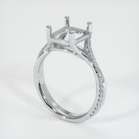 Platinum 950 Pave Ring Setting Video
