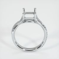 18K White Gold Pave Ring Setting Image