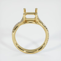 14K Yellow Gold Pave Ring Setting Image