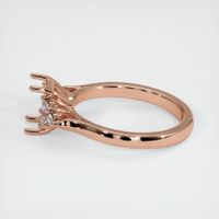 14K Rose Gold Accent Stones Ring Setting Image