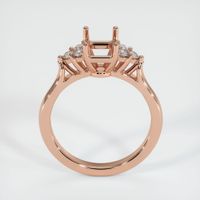 14K Rose Gold Accent Stones Ring Setting Image