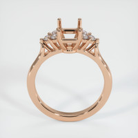 18K Rose Gold Accent Stones Ring Setting Image