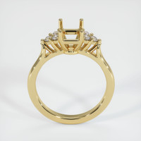 14K Yellow Gold Accent Stones Ring Setting Image