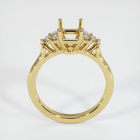 18K Yellow Gold Accent Stones Ring Setting Image