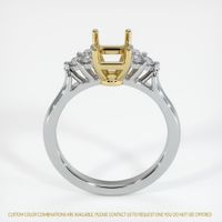 18K Yellow & White Accent Stones Ring Setting Image