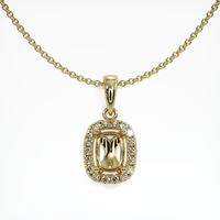 14K Yellow Gold Pave Pendant Setting Video