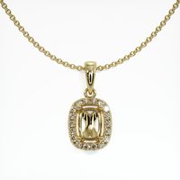 18K Yellow Gold Pave Pendant Setting Video