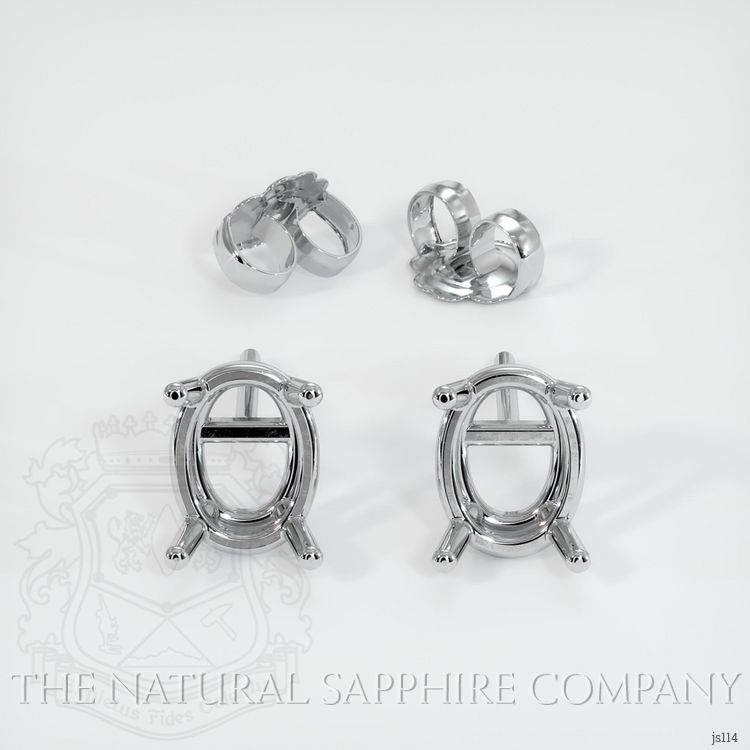 Platinum 950 Studs Earring Setting