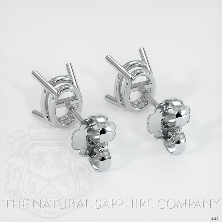 Platinum 950 Studs Earring Setting