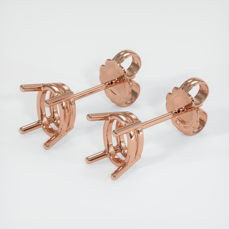 Studs Tourmaline Earring <span>2.08</span> <span class="tooltip-light">Ct.Tw.<span class="tooltiptext">Total Carat Weight</span></span>, 14K Rose Gold