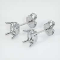 14K White Gold Studs Earring Setting Video