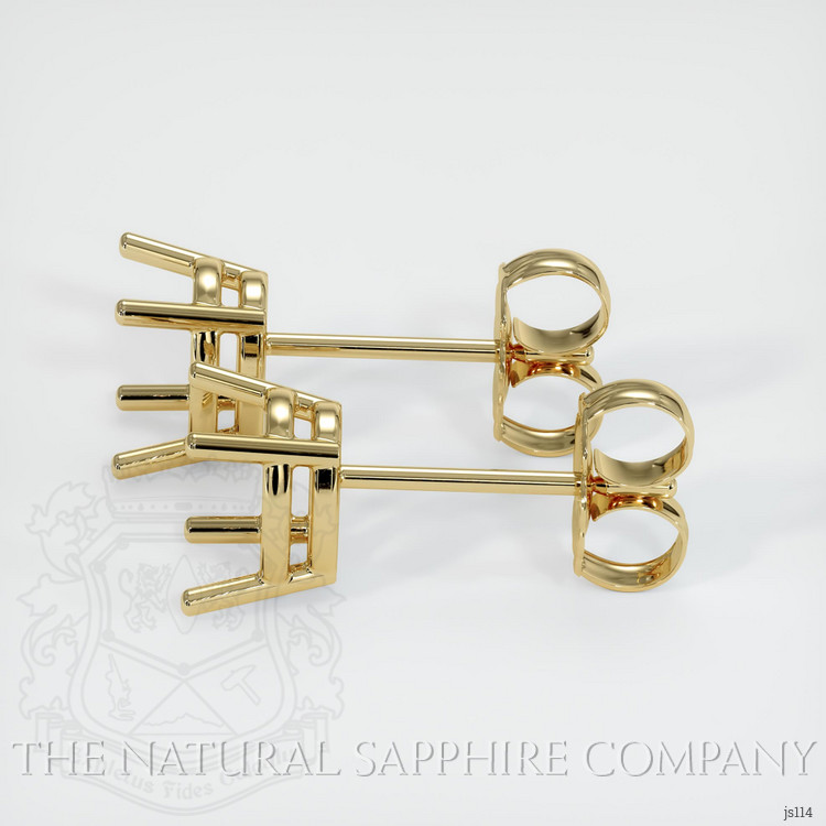14K Yellow Gold Studs Earring Setting