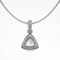 10K White Gold Antique Style Pendant Setting Video