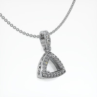 10K White Gold Antique Style Pendant Setting Image