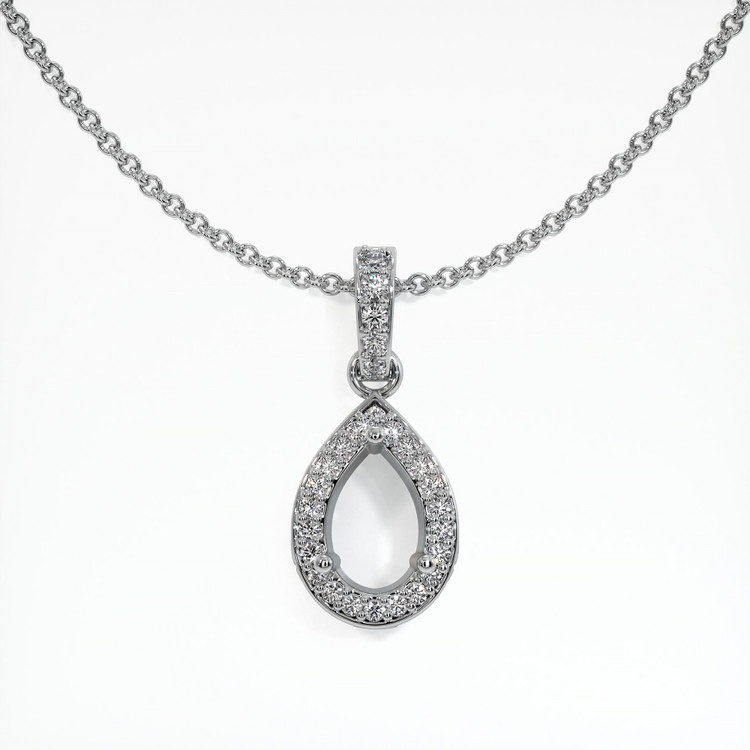 Platinum 950 Antique Style Pendant Setting