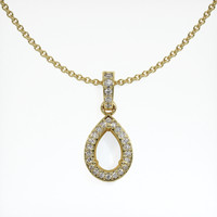 10K Yellow Gold Antique Style Pendant Setting Video