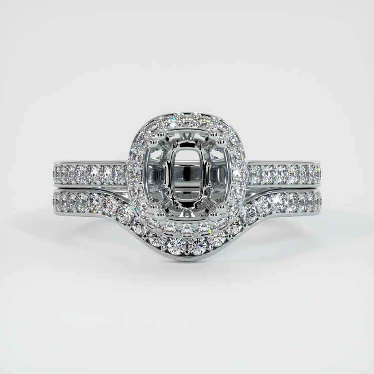 Platinum 950 Antique Style Ring Setting