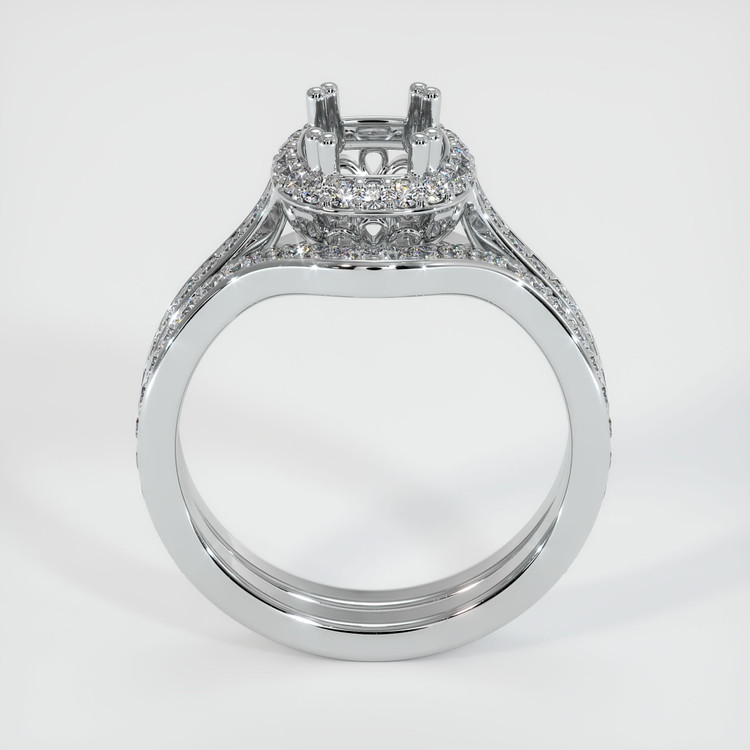 Platinum 950 Antique Style Ring Setting