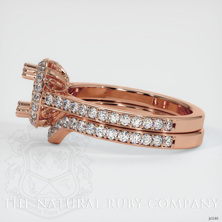 14K Rose Gold Antique Style Ring Setting