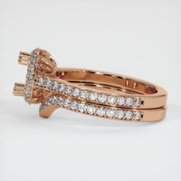 18K Rose Gold Antique Style Ring Setting Image