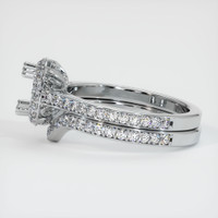 10K White Gold Antique Style Ring Setting Image