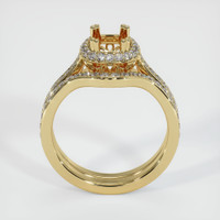 10K Yellow Gold Antique Style Ring Setting Image