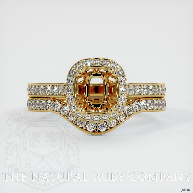 14K Yellow Gold Antique Style Ring Setting
