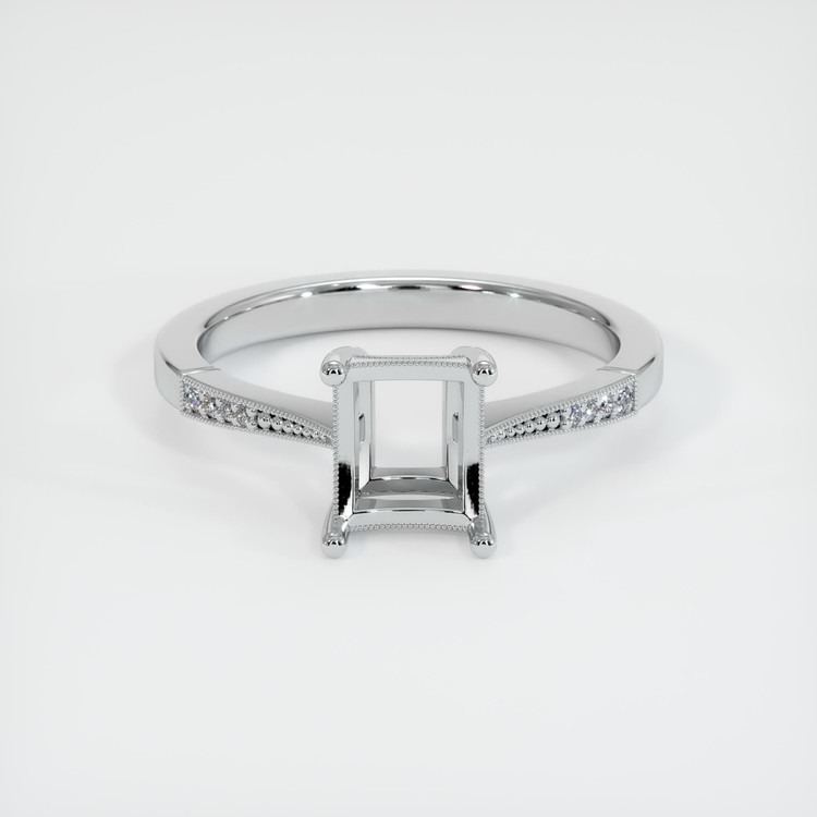 Platinum 950 Antique Style Ring Setting